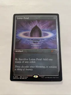 Lotus Petal Foil Etched Promo MTG NM - Image 2