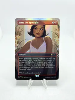 MTG Seize The Spotlight 7044 Foil Dwight's Destiny Secret Lair The Office - Image 1