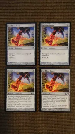Magic: the Gathering / MtG Swiftfoot Boots x4 Mixed Sets - Image 1