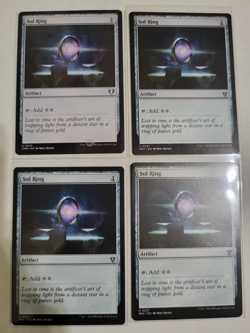 MTG SOL RING 4X FREE SHIPPING EX COND - Image 1