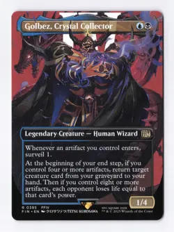 Golbez, Crystal Collector (Borderless) 0395 (R) MTG Final Fantasy (FIN) (EN) - Image 1