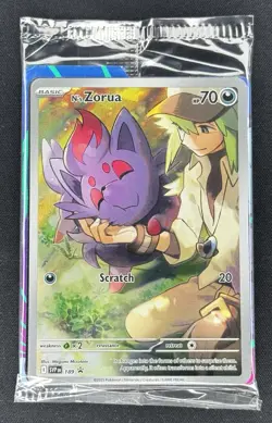 Pokemon TCG Illustration N's Zorua Promo Card #189 Sealed Grade It - Image 1