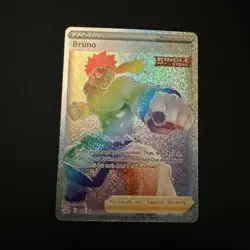 Pokemon TCG: Bruno 172/163 Battle Styles Rainbow Rare Full Art Trainer - Image 1
