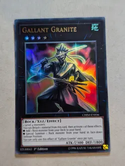 YuGiOh - Gallant Granite - CHIM-EN036 - Ultra Rare - 1st Edition - NM - Image 1