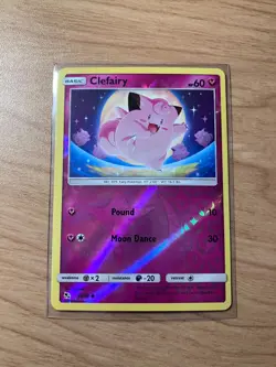 Clefairy - 39/68 - Hidden Fates - Reverse Holo- Pokemon TCG 2019 - Image 1