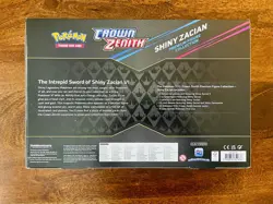Pokemon Crown Zenith Figure Collection Box Shiny Zacian Factory Sealed 820650851636 - Image 4