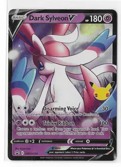 Dark Sylveon V SWSH134 Black Star Promo Full Art Rare Holo Pokemon TCG NM - Image 1