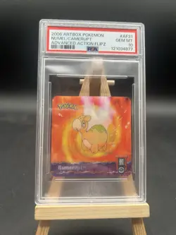 PSA 10 - NUMEL CAMERUPT Advanced Action Flipz Lenticular 2006 Artbox Pokemon Gem - Image 2