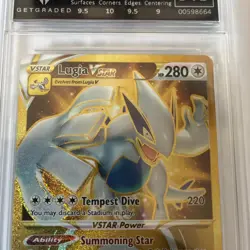 Lugia VStar Holo 211/195 Get Graded Mint 9.5 Pokemon Card Silver Tempest Rare - Image 5