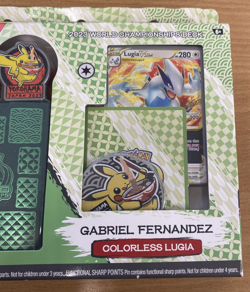 POKEMON 2023 WORLD CHAMPIONSHIP Gabriel Fernandez (Colorless Lugia) - Image 3
