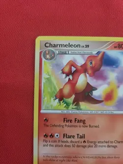 Pokemon: Charmeleon #46/132 Secret Wonders 2007 Non-holo Vintage - NM - H2 - Image 4