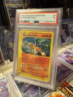 Pokemon 2002 Expedition Charizard Holo PSA 1 - Image 1
