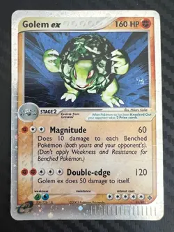 Pokemon TCG Golem ex 91/97 Holo Ultra Rare Dragon Expansion DMG - Image 1