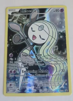 Pokemon TCG Meloetta XY120 XY Generations Mytical Black Star Promo - Image 1