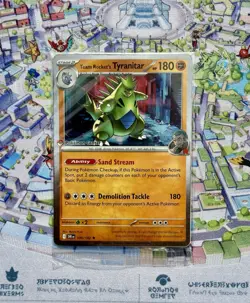 Sealed Pokemon Center Exclusive Promo Team Rocket’s Tyranitar 96/182 - Image 1