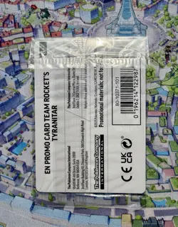 Sealed Pokemon Center Exclusive Promo Team Rocket’s Tyranitar 96/182 - Image 2