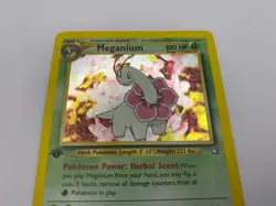 Pokemon Card - 1st Edition Meganium 10/111 Neo Genesis *MP* Rare Holo - Image 4