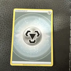 Pokemon TCG Metal Energy (Texture Full Art) Crown Zenith 159/159 Holo Ultra Rare - Image 1