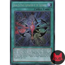 Yugioh Rank-Up-Magic Admiration of the Thousands DRLG-EN044 Secret Rare 1st NM - Image 1