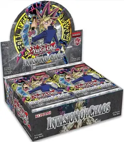 YuGiOh Invasion of Chaos 25th Anniversary Booster Box Factory Sealed 24 Packs - Image 1