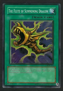 Yugioh SDK-042 Flute of Summoning Dragon Super RARE Unlimited NRMT+ *A* - Image 1