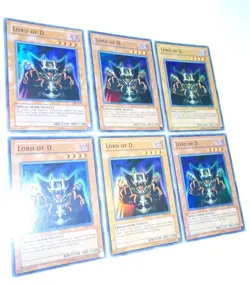 Lot of 6 Yugioh SDK-041 Lord of D. Super RARE Unlimited NRMT+ *A* - Image 4