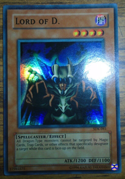 Yugioh SDK-041 Lord of D. Super RARE Unlimited NRMT+ *A* - Image 1