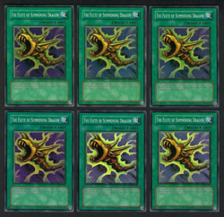 Lot of 6 Yugioh SDK-042 Flute of Summoning Dragon Super RARE Unlimited NRMT+ - Image 1
