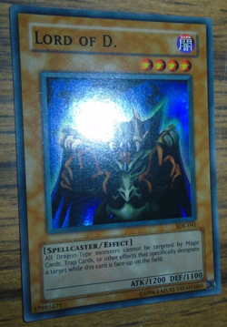 Yugioh SDK-041 Lord of D. Super RARE Unlimited NRMT+ *C* - Image 2