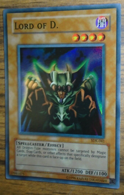 Yugioh SDK-041 Lord of D. Super RARE Unlimited NRMT+ *C* - Image 3