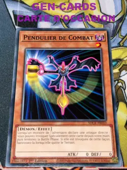 CARTE Yu Gi Oh PENDULIER DE COMBAT SDCK-FR010 1ere edition - Image 1