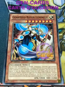 CARTE Yu Gi Oh GEARFRIED RAYON LUMINEUX LCJW-FR052 1ere edition - Image 1