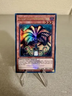 Yugioh Exodia the Forbidden One (Emblazoned Ultra Rare) 25LP-EN000 Limited Ed NM - Image 1