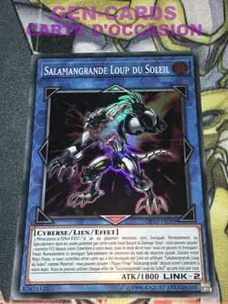 CARTE Yu Gi Oh SALAMANGRANDE LOUP DU SOLEIL OP10-FR009 - Image 1