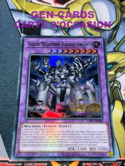 CARTE Yu Gi Oh GOLEM MEGATONNE ROUAGES ANCIENTS LDS1-FR088 TITRE VERT 1 - Image 1