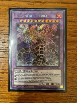 Yugioh Infernoid Tierra BROL-EN082 Secret Rare 1st - NM Card English - Image 1