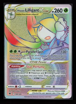Hisuian Lilligant VSTAR 190/189 Secret Rare Astral Radiance Pokemon Card - Image 1