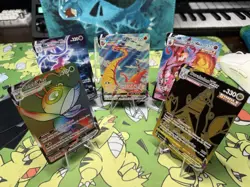 5 VMAX Card Lot Pokemon TCG - All NM Celebi V Max Rainbow Secret - Image 1