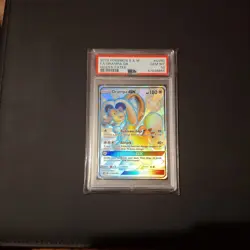 PSA 10 Shiny DRAMPA GX SV80/SV94 Hidden Fates Full Art GEM MINT Pokemon Card - Image 1