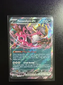 Fezandipiti EX Shrouded Fable Holo Double Rare Pokemon TCG Card - Image 2