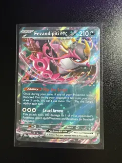 Fezandipiti EX Shrouded Fable Holo Double Rare Pokemon TCG Card - Image 3