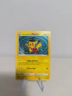 Special Delivery Pikachu SWSH074 SWSH: Sword & Shield Promo Cards Holo - Image 1