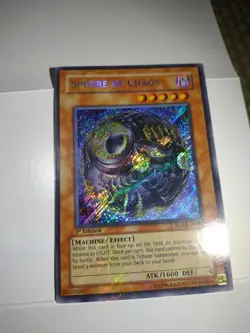 Yu-Gi-Oh 1st Ed Misprint/Error Sphere of Chaos Secret Rare Holo bleed RGBT-EN093 - Image 3