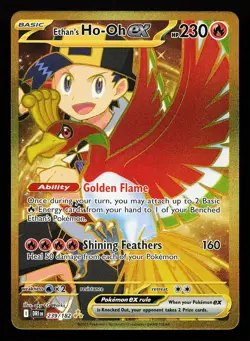 Ethan's Ho-Oh ex 239/182 Secret Rare Destined Rivals Pokemon Card - Image 1