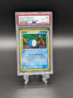 Marill 68/109 Team Rocket Returns Stamped Reverse Holo Pokemon Card PSA 8 - Image 1