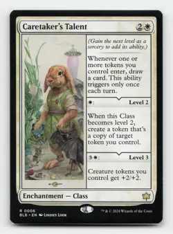 Caretaker's Talent Bloomburrow Magic The Gathering MTG Card - Image 1