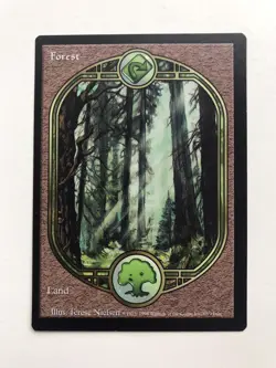 Forest 88 Full Art Borderless MTG Magic the Gathering Card NM Near Mint UGL - Image 1
