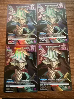 UNION ARENA Kisuke Urahara UA04NC/BLC-3-004 BLEACH New card selection SP x4 - Image 1
