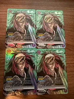 UNION ARENA Abarai Renji UA04NC/BLC-3-005 BLEACH New card selection SP x4 - Image 1