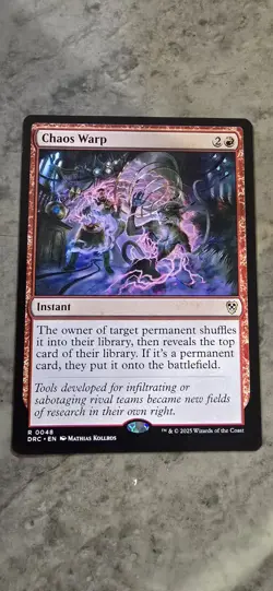 Chaos Warp Commander: Aetherdrift Regular Instant Rare MTG - Image 1
